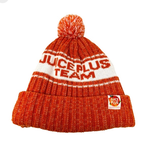 Juice Plus Team Other - Juice Plus Team Toboggan Fleece Lined Sock hat Color Orange NWOT